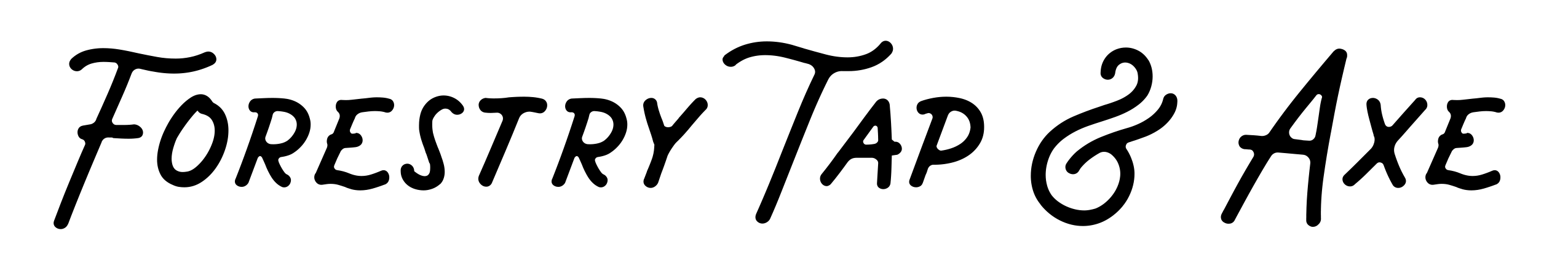 FORESTRY TAP AND AXE